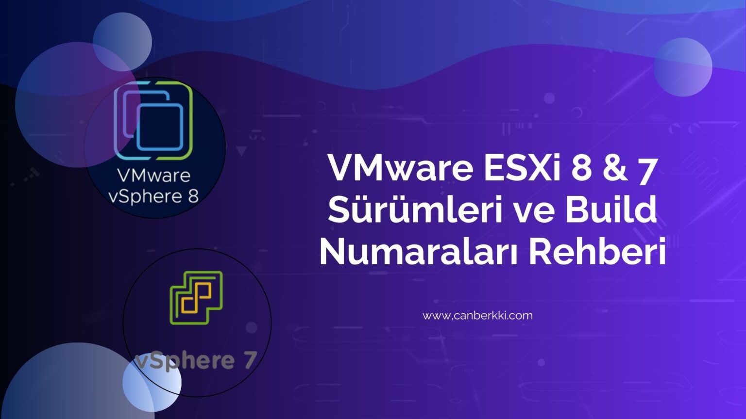 VMware ESXi 8 & 7 Sürümleri ve Build Numaraları Rehberi