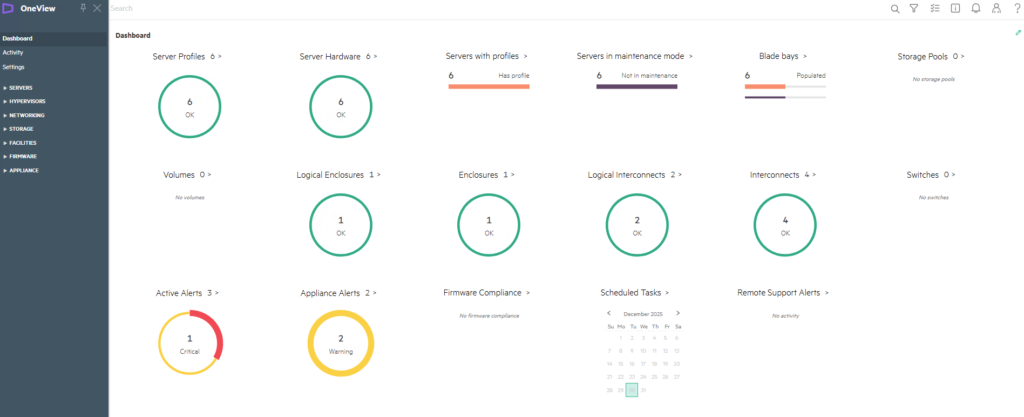 HPE Synergy 12000 - OneView