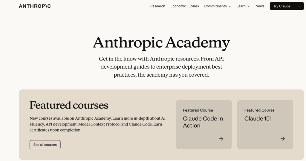 Anthropic Academy