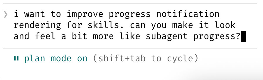 Plan modu ekran görüntüsü