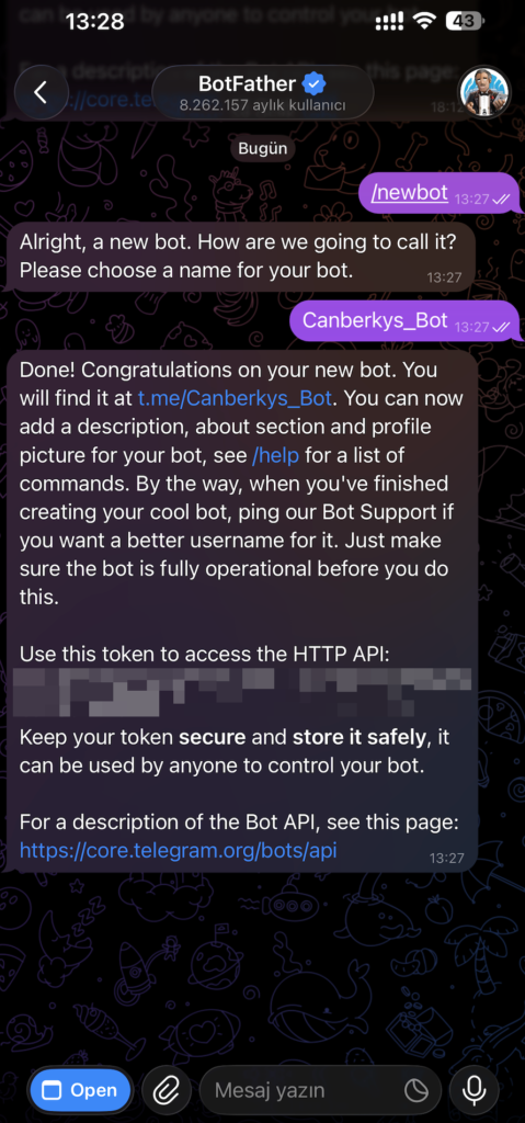 Claude Channels - Telegram Bot Father